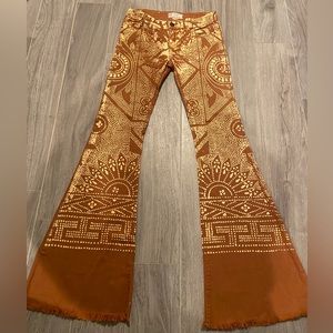 Free People low rise flare jean